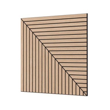 Panel frezowany Ritmo fornirowany 50x50 cm LEO