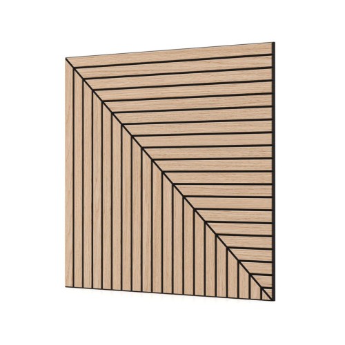 Panel frezowany Ritmo fornirowany 50x50 cm LEO