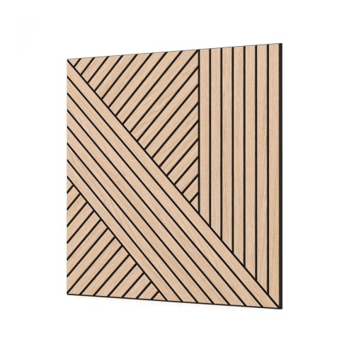 Panel frezowany Strigatti fornirowany 50x50 cm LEO