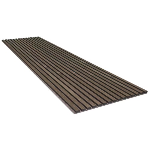 Akupanel 60x240 cm Tonal Dąb Szary - lamele na brązowym filcu Woodupp