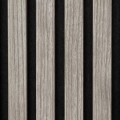 Akupanel 60x240 cm Dąb Biały - lamele na czarnym filcu Woodupp 3