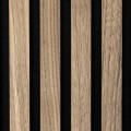 Akupanel 60x240 cm Orzech Angielski - lamele na czarnym filcu Woodupp 3