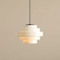  Lampa Wisząca ze szklanym kloszem Plafon Filo Milky L (fi 22) 4