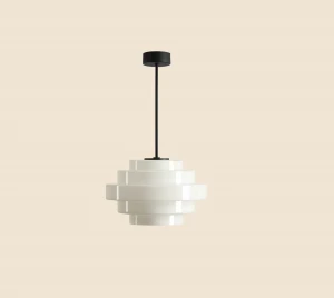  Lampa Wisząca ze szklanym kloszem Plafon Filo Milky S (fi 28)
