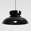 Lampa wisząca Aldo Dark Black Gloss (47+ 23+ wood) 2