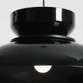 Lampa wisząca Aldo Dark Black Gloss (47+ 23+ wood) 3