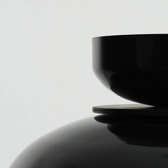 Lampa wisząca Aldo Dark Black Gloss (47+ 23+ wood) (4).jpg