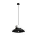 Lampa wisząca Aldo Dark White Gloss + Black Gloss (47+ 23+ wood) 1