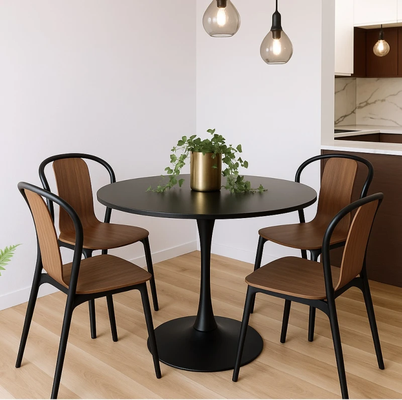 Stół Simplet Skinny Black 90cm 1