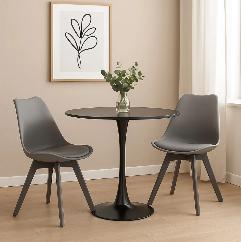 Stół Simplet Skinny Black 90cm 3