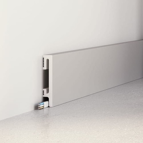Listwa przypodłogowa szara 8 cm PF081G DuroFit