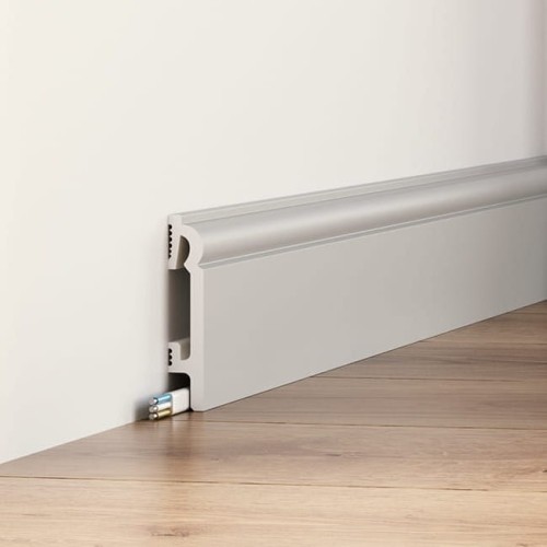 Listwa przypodłogowa szara 8 cm PF082G DuroFit