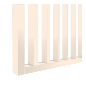 Ścianka z lameli ułożonych skośnie - Beż 3x6cm - gotowy zestaw 41-281cm LEO