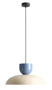 Lampa wisząca Ella Dark Cream + Dusty Blue (47 + 15) 