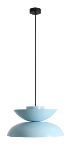 Lampa wisząca Millo Dark Baby Blue (47 + 37 + 15) 