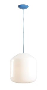 Lampa wisząca Flask Sapphire XL z błękitnym kablem