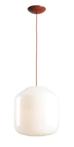 Lampa wisząca Flask Terra XL z ceglastym kablem