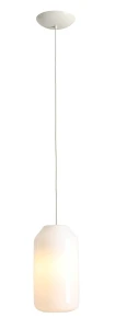 Lampa wisząca Flask Cotton M z kremowym kablem