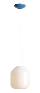 Lampa wisząca Flask Sapphire L z błękitnym kablem