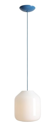 Lampa wisząca Flask Sapphire L z błękitnym kablem