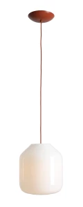 Lampa wisząca Flask Terra L z ceglastym kablem
