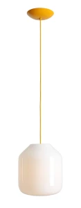 Lampa wisząca Flask Mimosa L z żółtym kablem