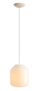 Lampa wisząca Flask Cotton L z kremowym kablem