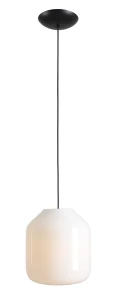 Lampa wisząca Flask Orchid L z czarnym kablem
