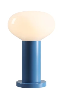 Lampka biurkowa Flo Sky S (opal glass) Niebieska