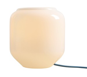Lampa biurkowa Flask Sapphire S z błękitnym kablem