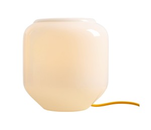 Lampa biurkowa Flask Mimosa S z żółtym kablem