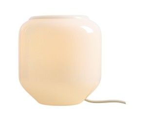 Lampa biurkowa Flask Cotton S z kremowym kablem