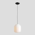 Lampa wisząca Flask Orchid L z czarnym kablem 4