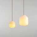 Lampa wisząca Flask Cotton L z kremowym kablem 4
