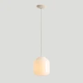 Lampa wisząca Flask Cotton L z kremowym kablem 5