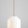 Lampa wisząca Flask Terra L z ceglastym kablem 3