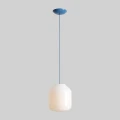 Lampa wisząca Flask Sapphire L z błękitnym kablem 3