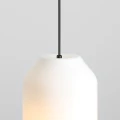 Lampa wisząca Flask Orchid M z czarnym kablem 4