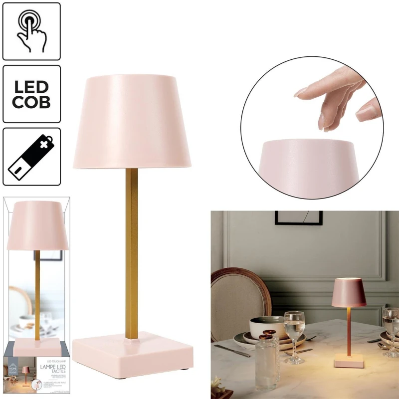 Lampka Blanca LED na dotyk różowa        8