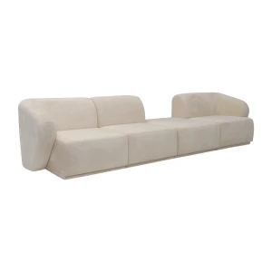 Sofa modułowa Lotario z pufą 318 cm