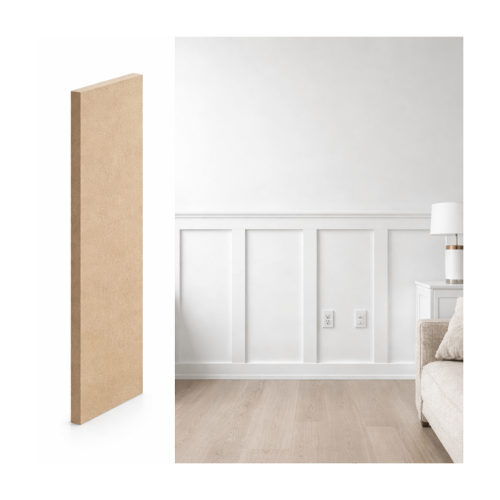 Lamel DIY boazeria angielska do malowania 1x10x207 cm LEO