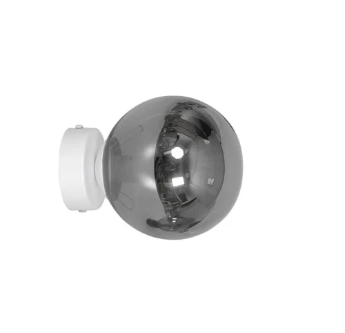 Kinkiet Rossi K1 WH Grafit biały z grafitowym kloszem