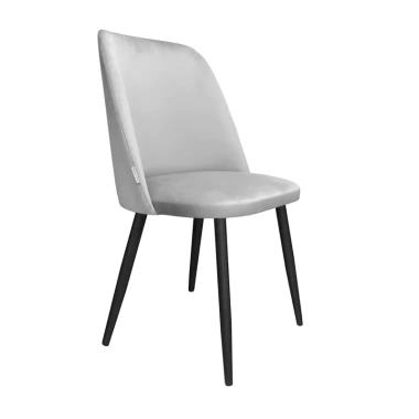 Krzesło tapicerowane Goya noga czarna metalowa