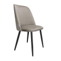 Krzesło tapicerowane Goya noga czarna metalowa 9