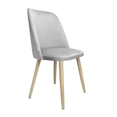 Krzesło tapicerowane Goya noga dąb metalowa