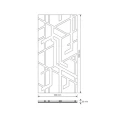 Panel ścienny 3D Kor PB27 Futura Beton 5