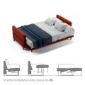 Sofa Modo z funkcją spania 222 cm MP Nidzica 5