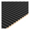 Panel ryflowany Montero półwałki - CZARNY 11,5x1,6x2x275 cm LEO 8