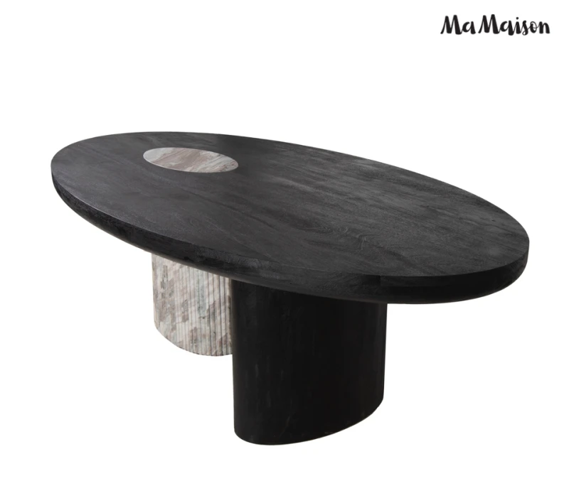 MaMaison stół jadalniany ATLANTE 240      marmur / drewno mango 3
