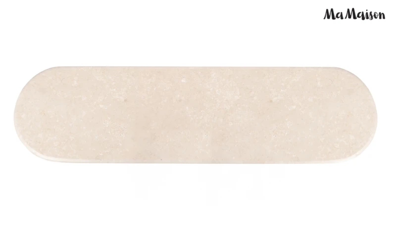 MaMaison konsola RONDA 130 drewno mango   / marmur 3